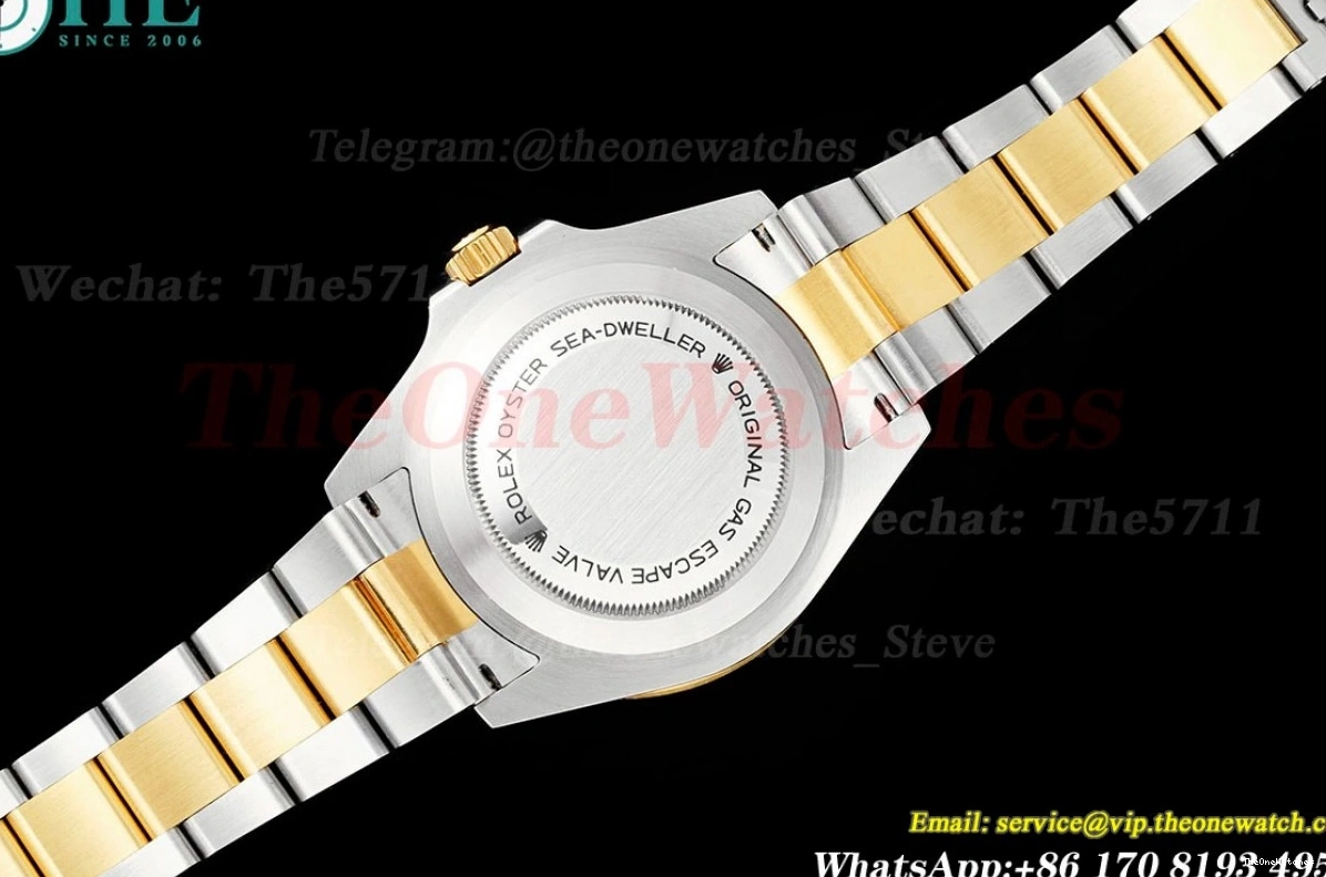 KF 126603LN 43mm Black SeaDweller YG Wrapped SS VR3235 Dot 0201